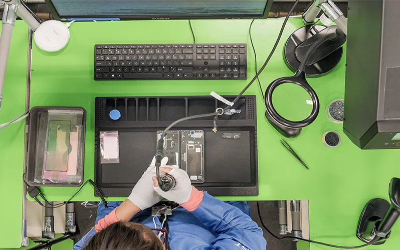 Процесс ремонта техники Samsung - Фото 5